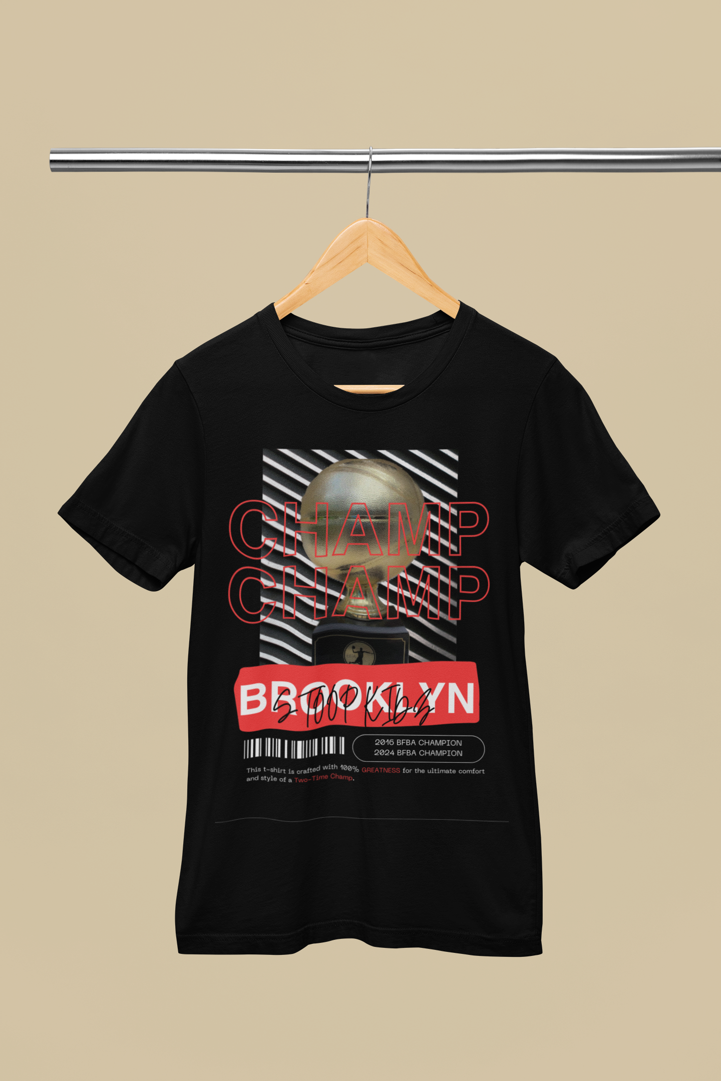 Brooklyn Stoop Kidz "Champ Champ" Tee
