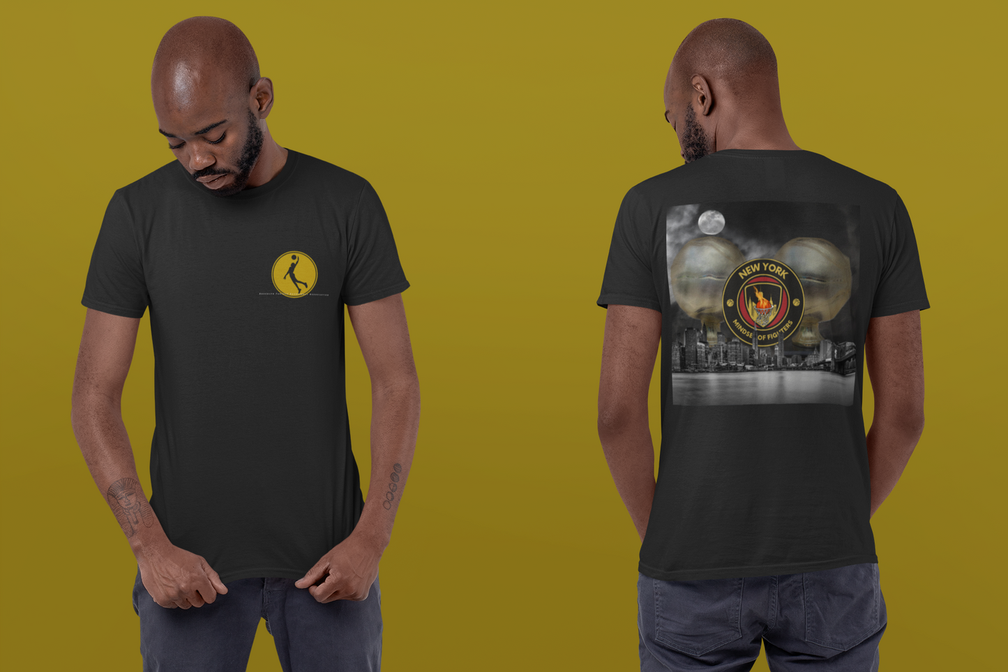 NY Mindset of Fighters "2 Titles" City Tee