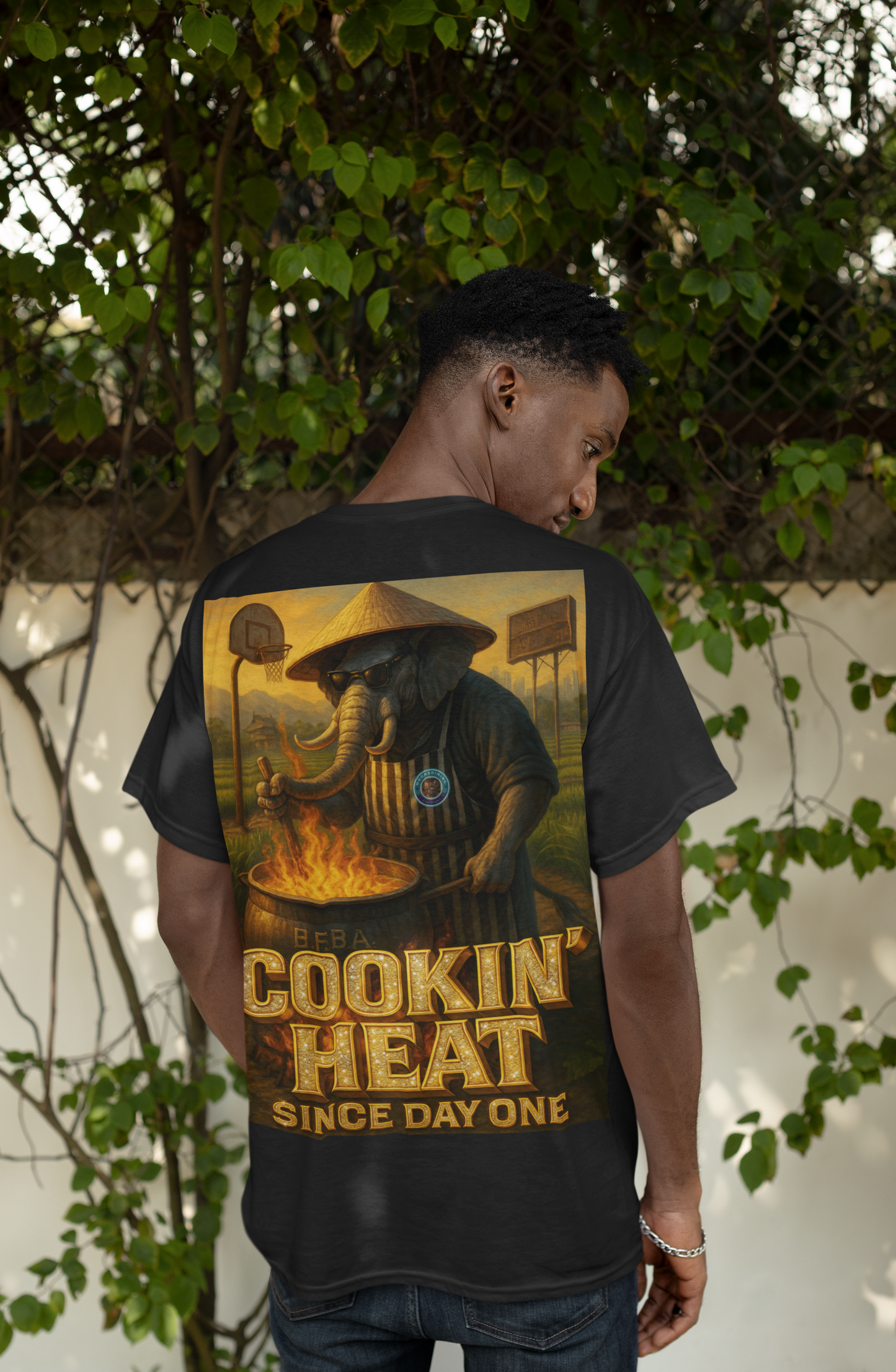 Moonshining Mastdons "Cookin Heat" Tee