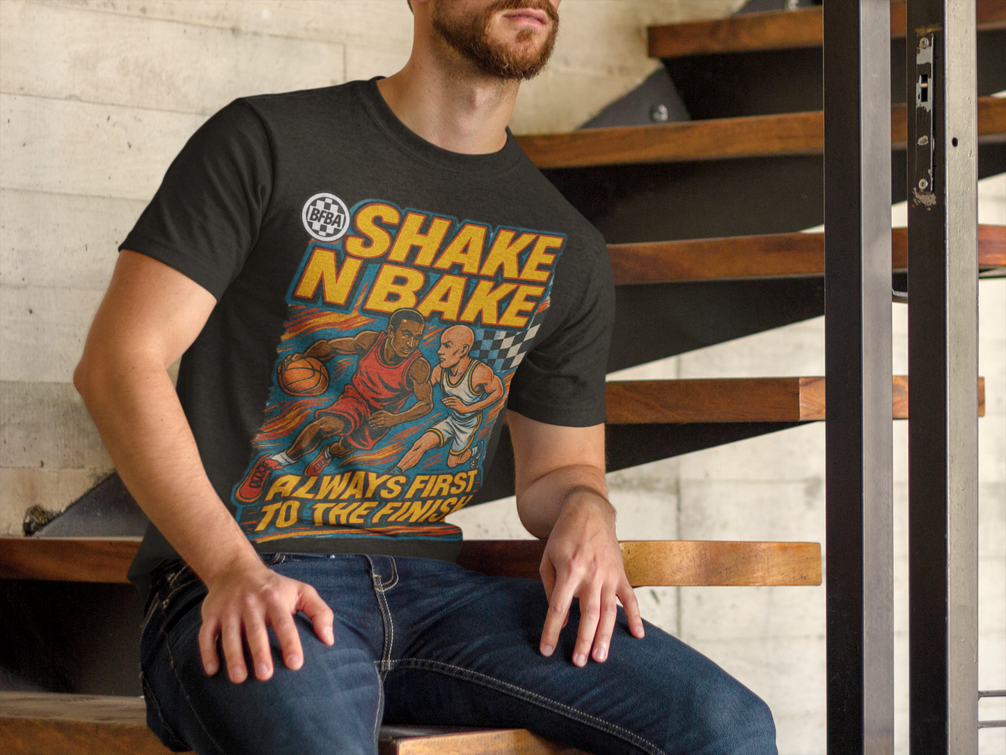 Shake & Bake 2.0 "Checker Flag" Tee